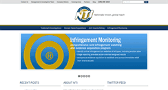 Desktop Screenshot of nationaltrademarkinvestigations.com